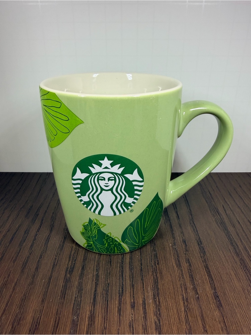 Starbucks 2021 Release Light Green Leaf Ceramic Mug